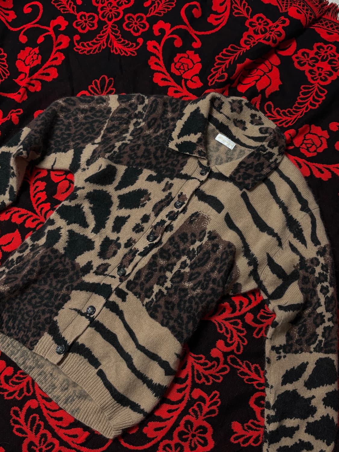 y2k punk grunge lambs wool knit 상품이미지2