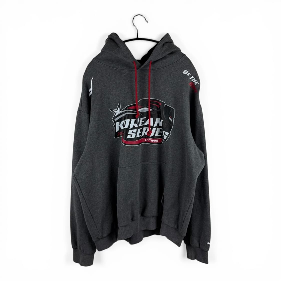 110) LG 트윈스 x 프로스펙스 2023 한국 시리즈 후드 티 그레이 상품이미지1