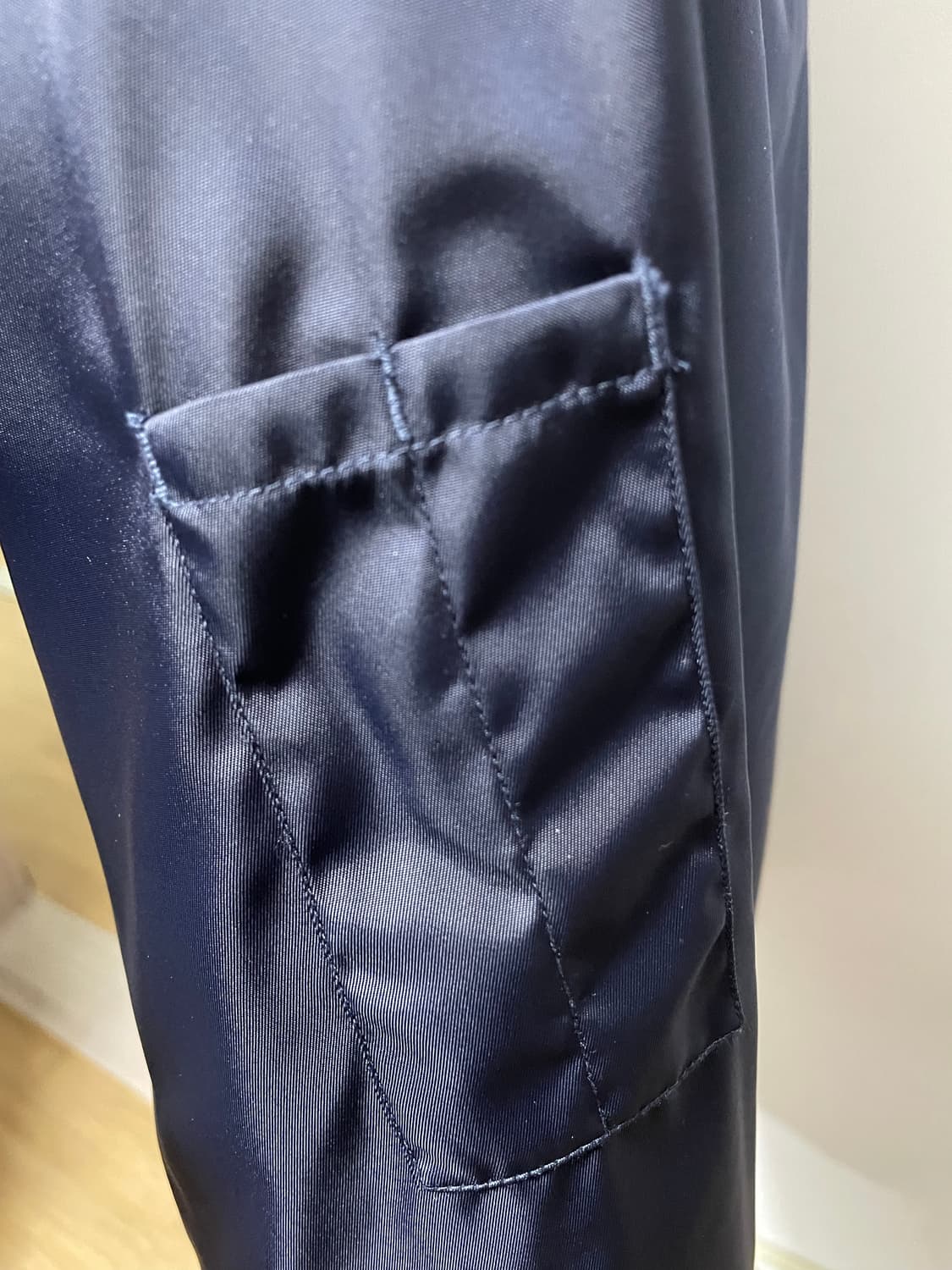 프라다 리나일론 셔츠 자켓 블루색상 S 상품이미지5