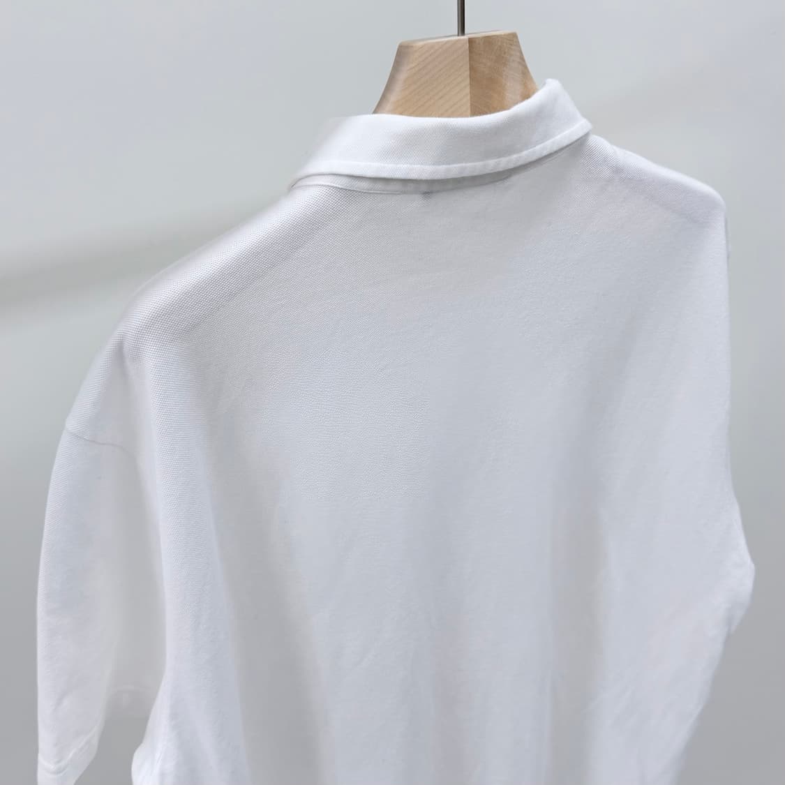 [S+급/XL] 로로피아나 코튼 폴로 반팔 카라티 화이트 상품이미지5