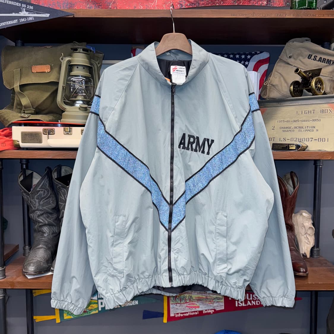 XL/R 00s IPFU 1세대 ARMY 오리지널 브이 스카치 바람막이 상품이미지3