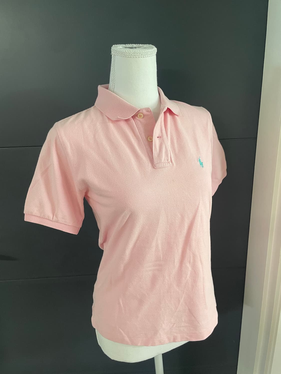 폴로 랄프로렌 딱붙 핑크 민트 딸기우유 카라 니트 상품이미지3