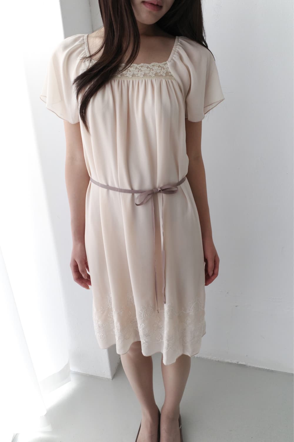 lace half one-piece 상품이미지3