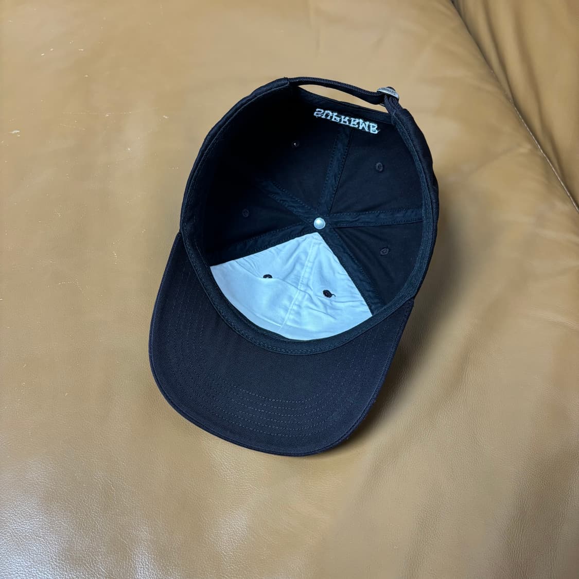 슈프림 6패널 볼캡 모자 23ss 오발 블랙 상품이미지6