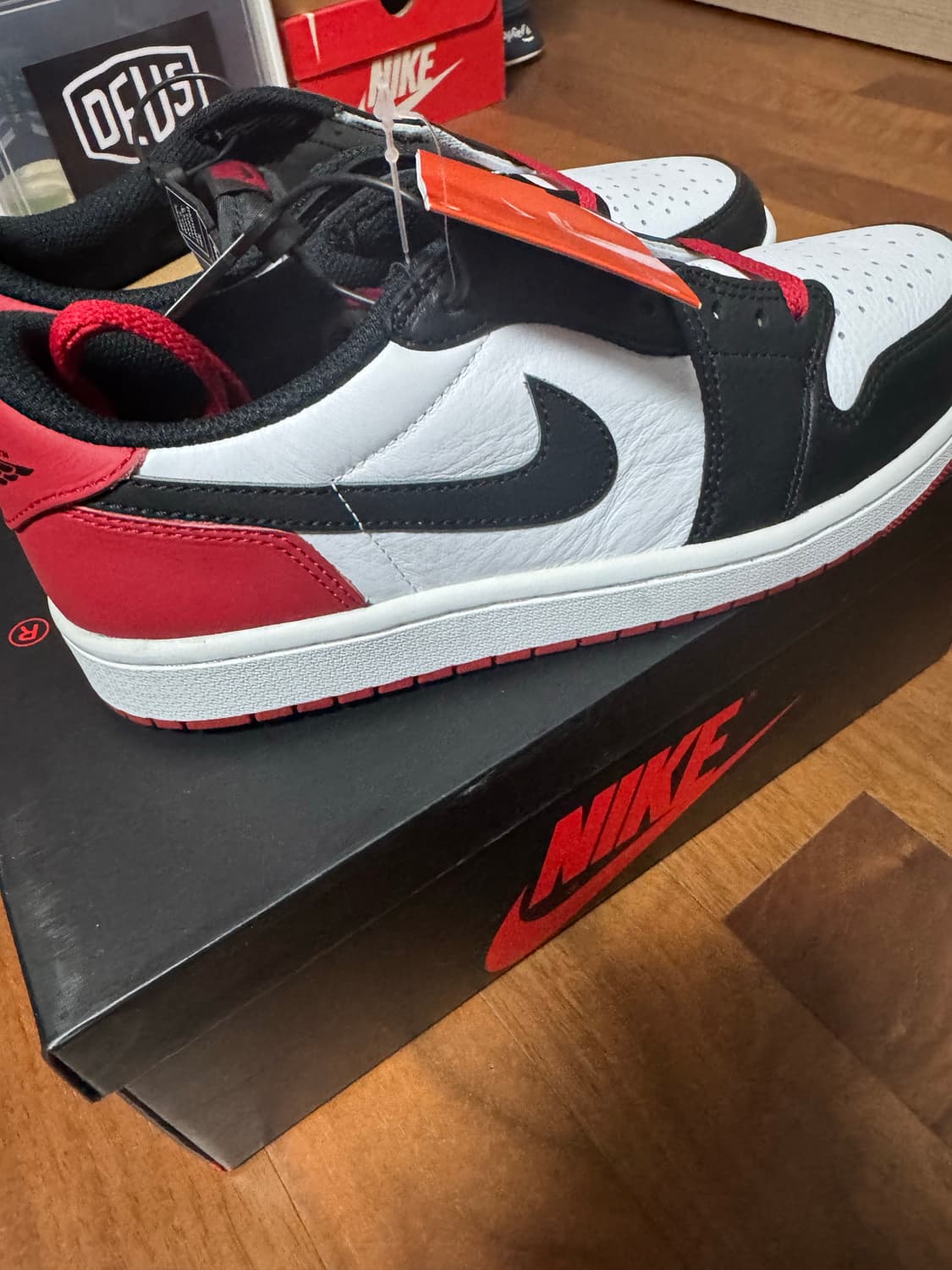 정품새제품 나이키 조던1 로우 OG 블랙토 270mm 상품이미지3