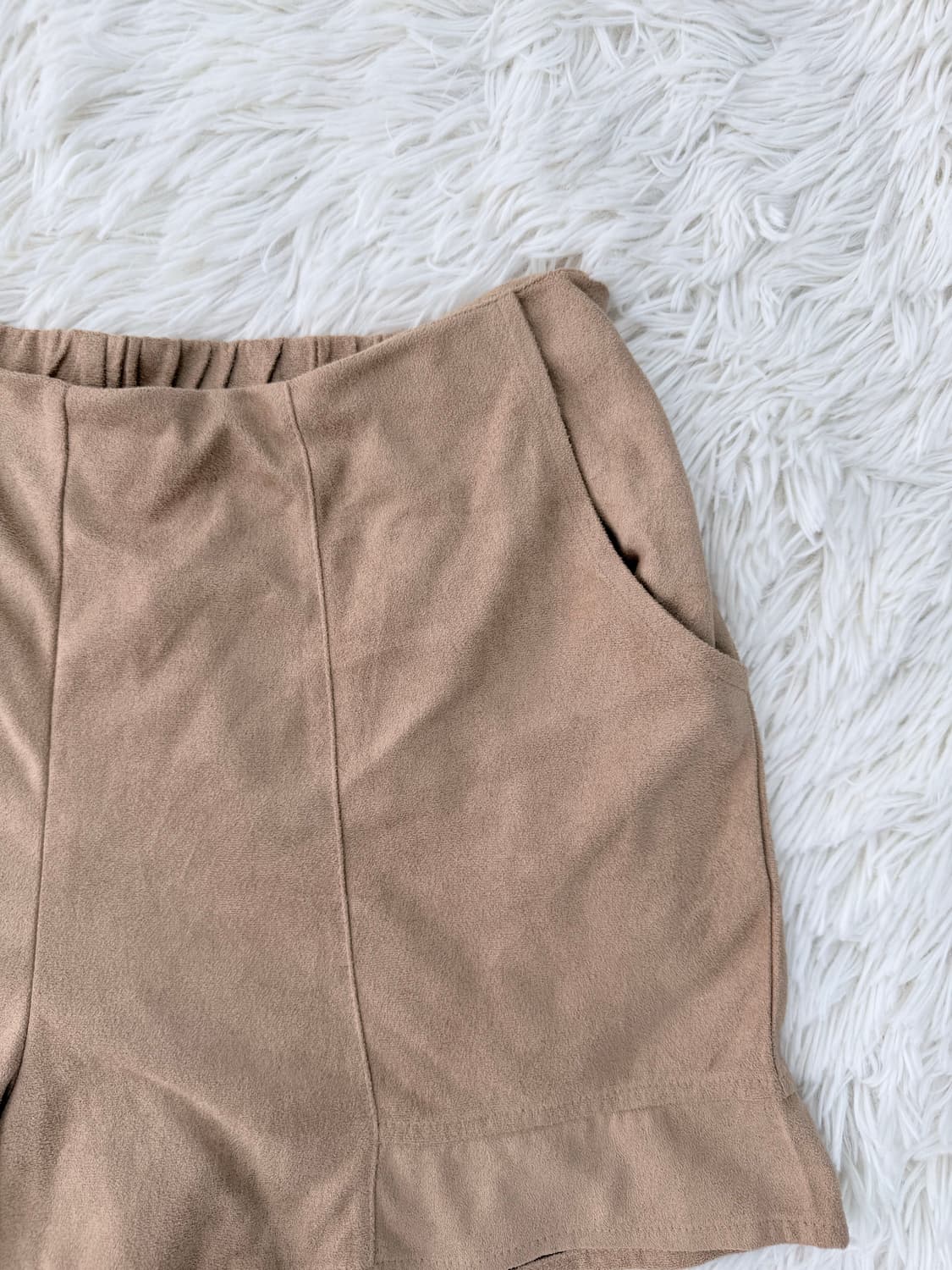 베이지러플숏팬츠 상품이미지4