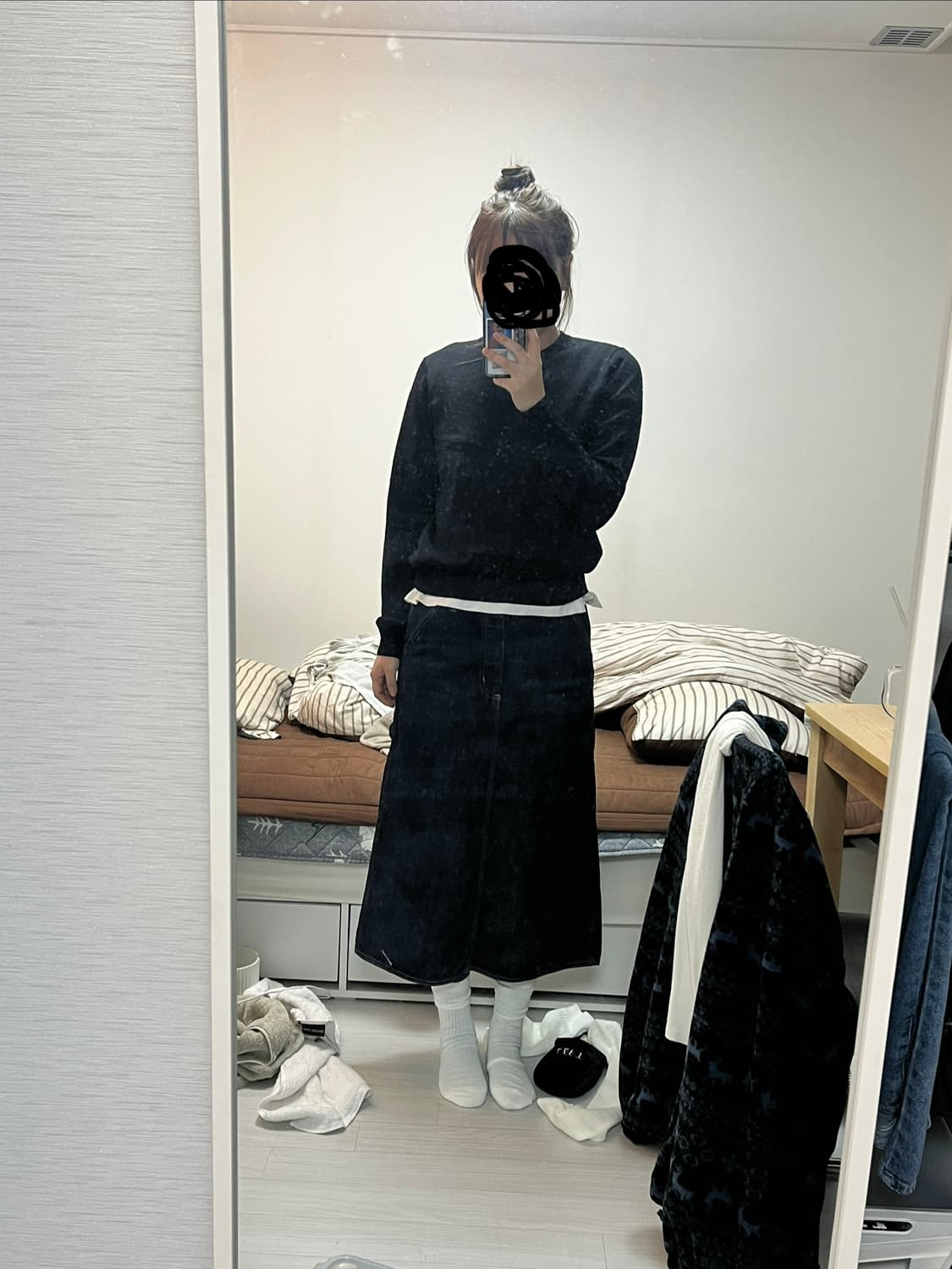 칼하트윕 우먼 데님스커트 상품이미지6