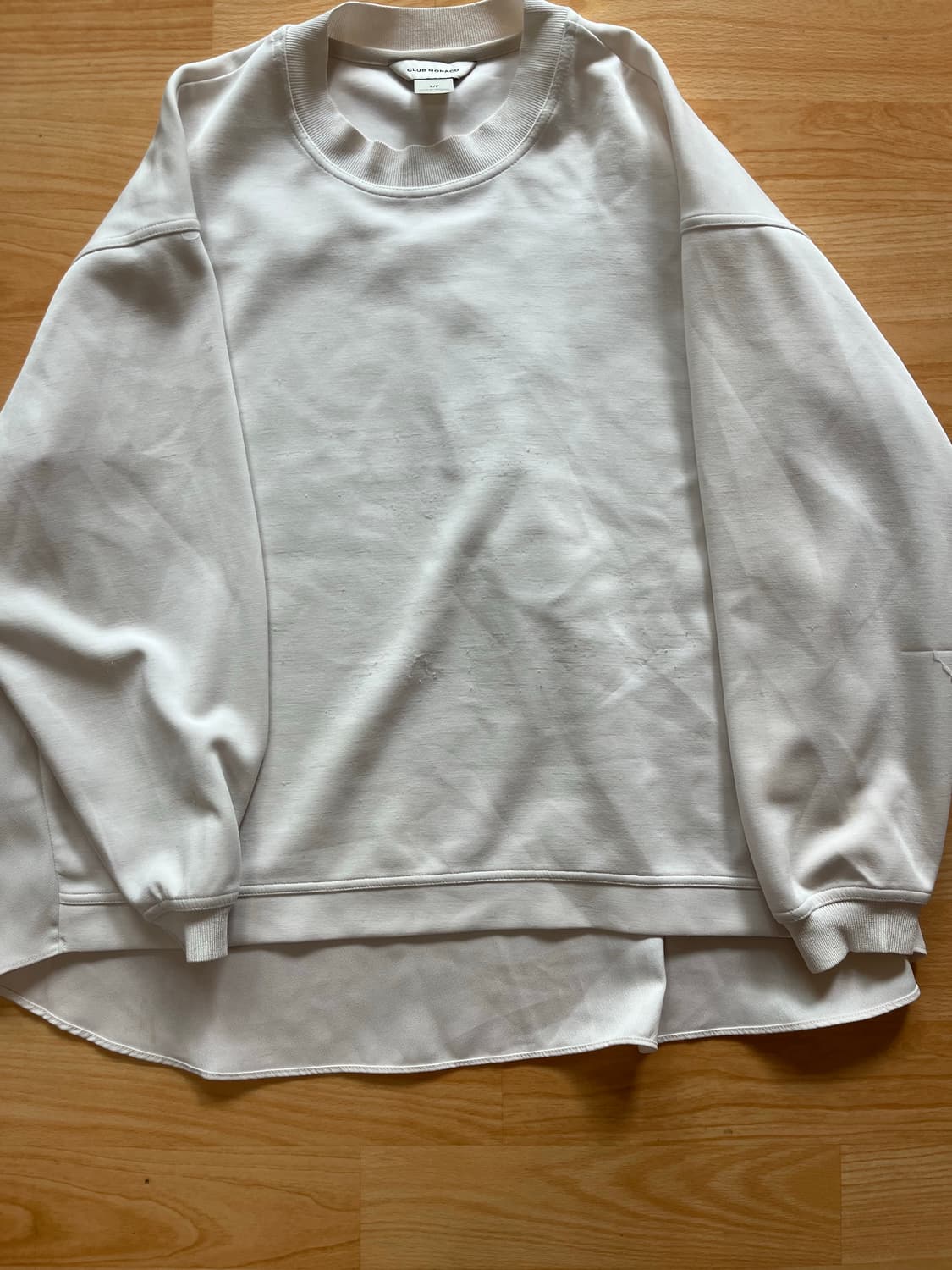 Club Monaco 아이보리 맨투맨 S 상품이미지1