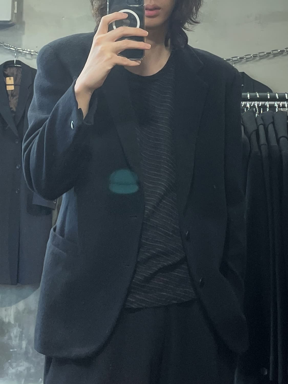 80s 티에리 뮈글러 파워숄더 블레이저 상품이미지2