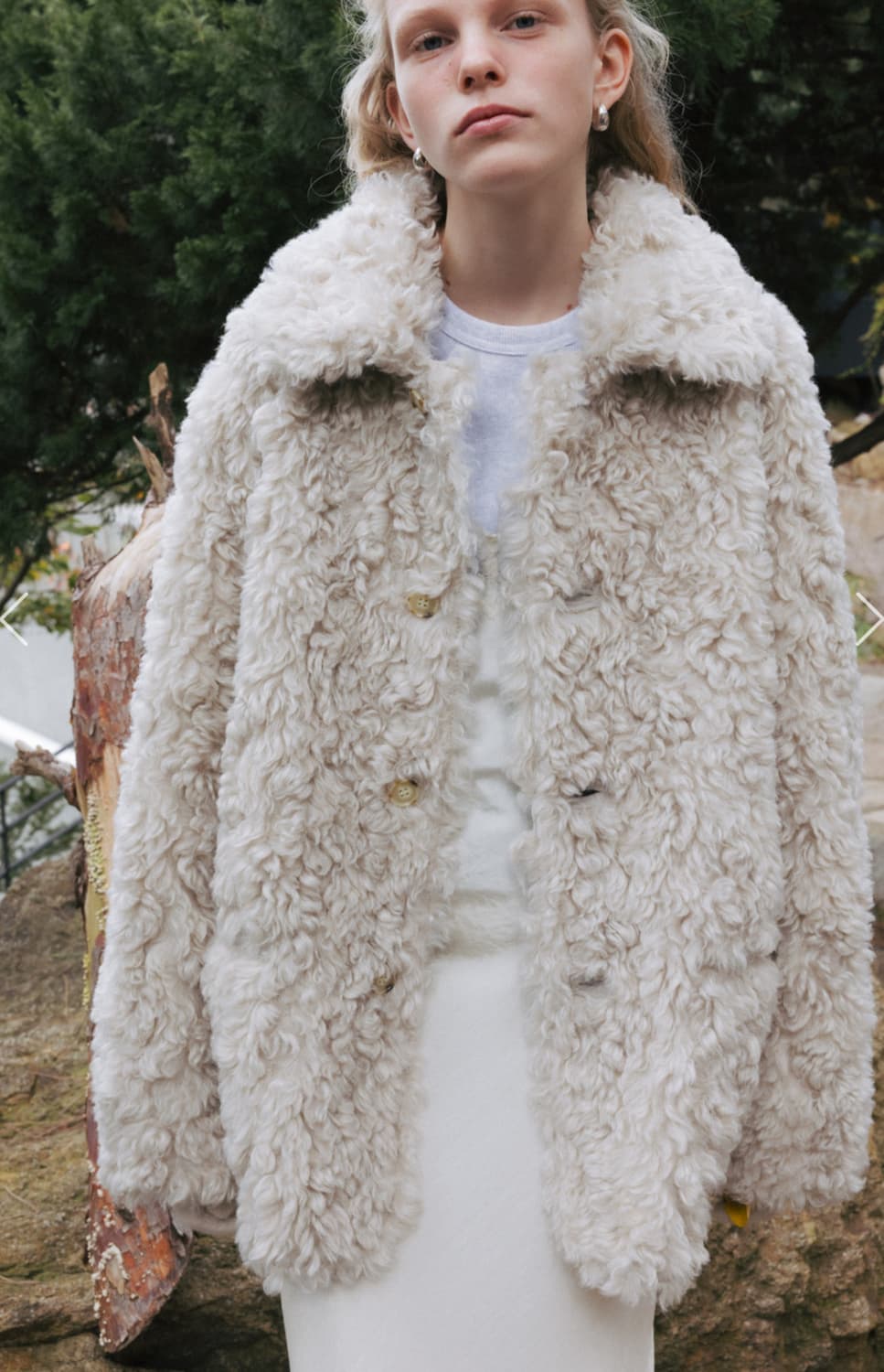 모노하 리버시블 퍼자켓(Ivory) 상품이미지6