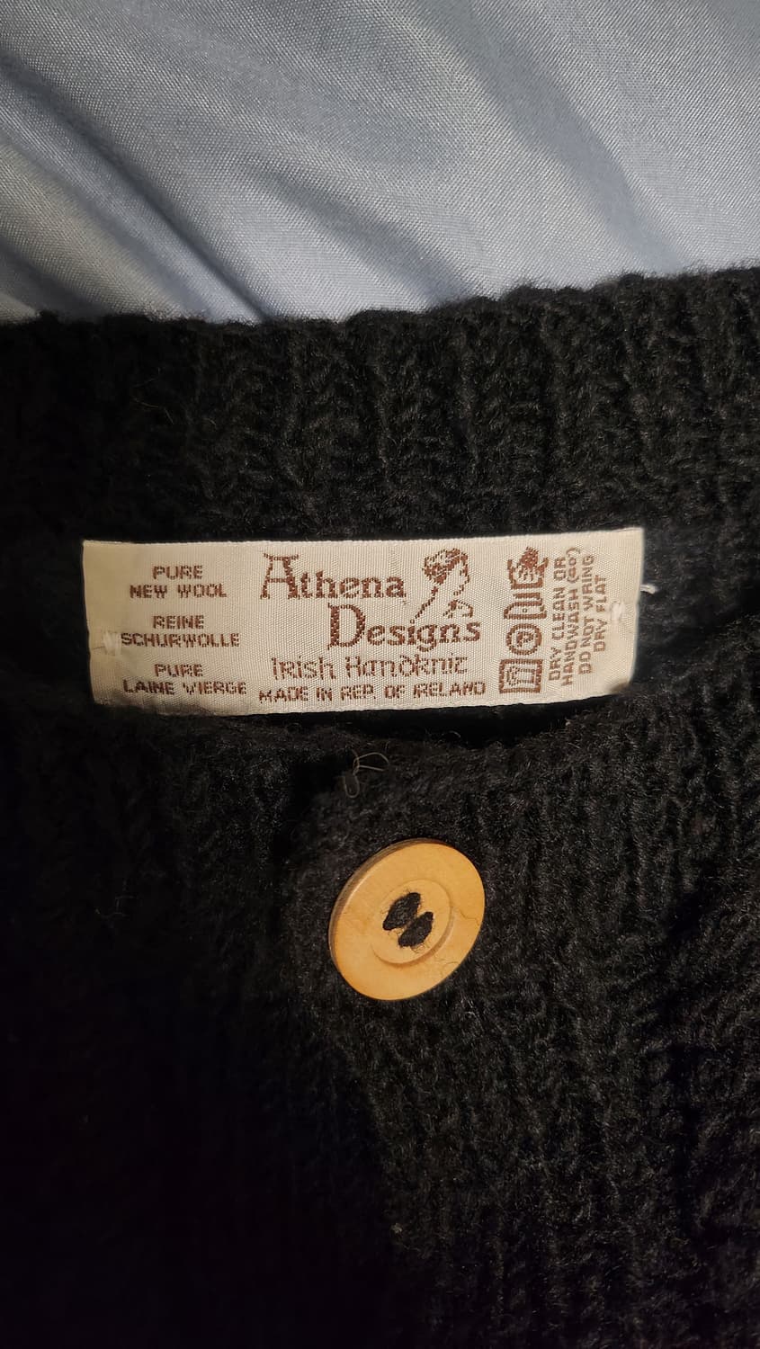 아테나 디자인 울 니트웨어 가디건 상품이미지2