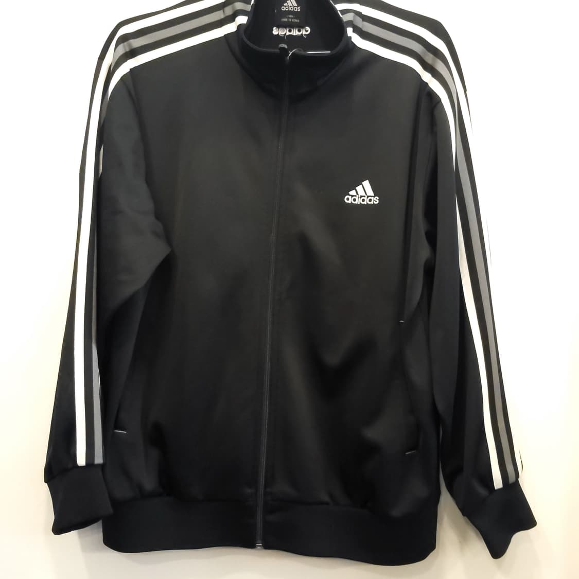 아디다스 클래식 블랙 삼선 트랙 져지 상품이미지2