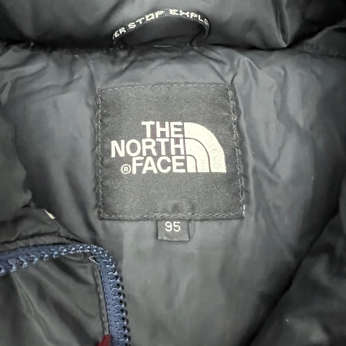 노스페이스 네이비 눕시 700 패딩 95 상품이미지2