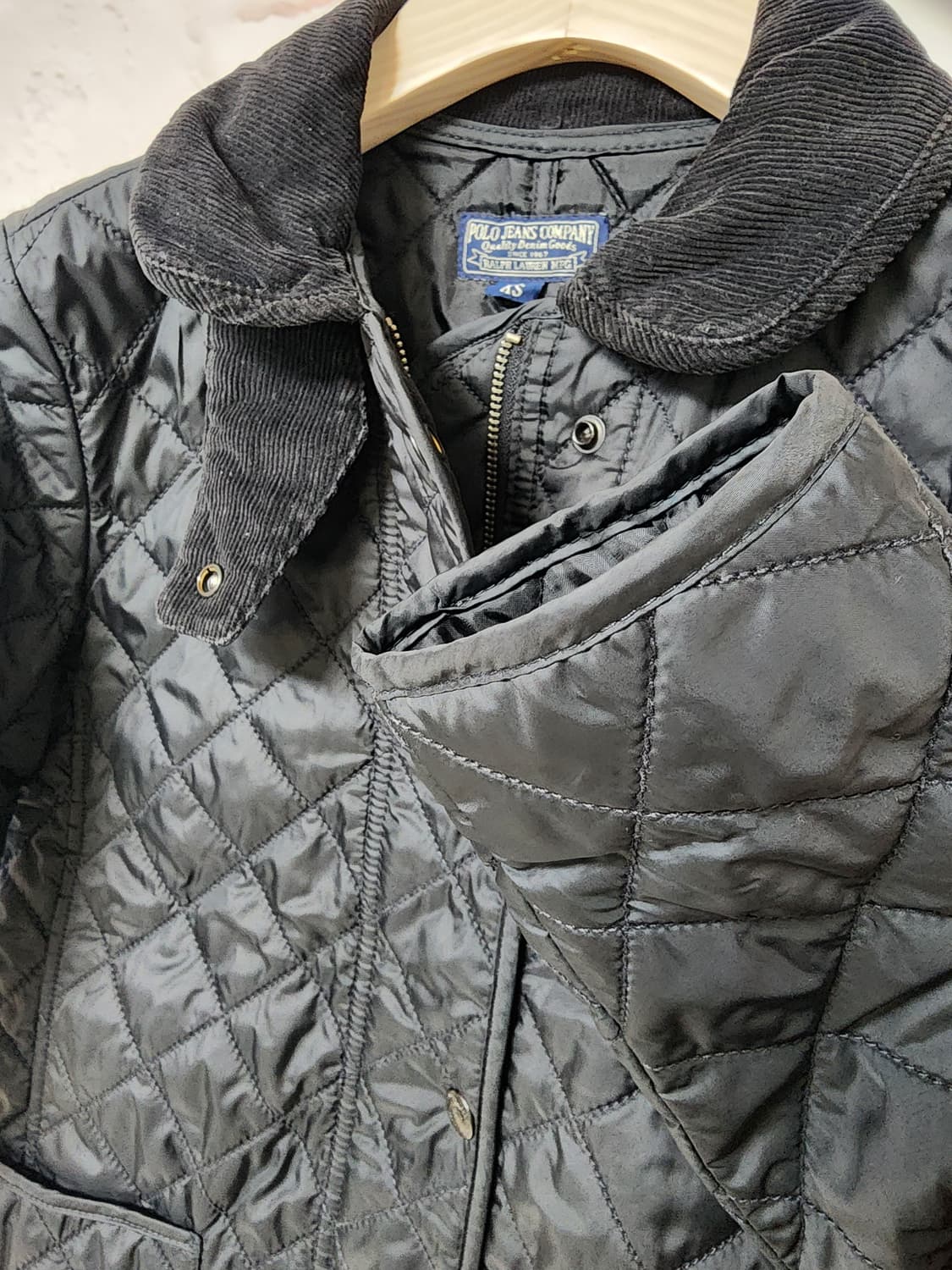 폴로 진스블랙 퀼팅 자켓 상품이미지8