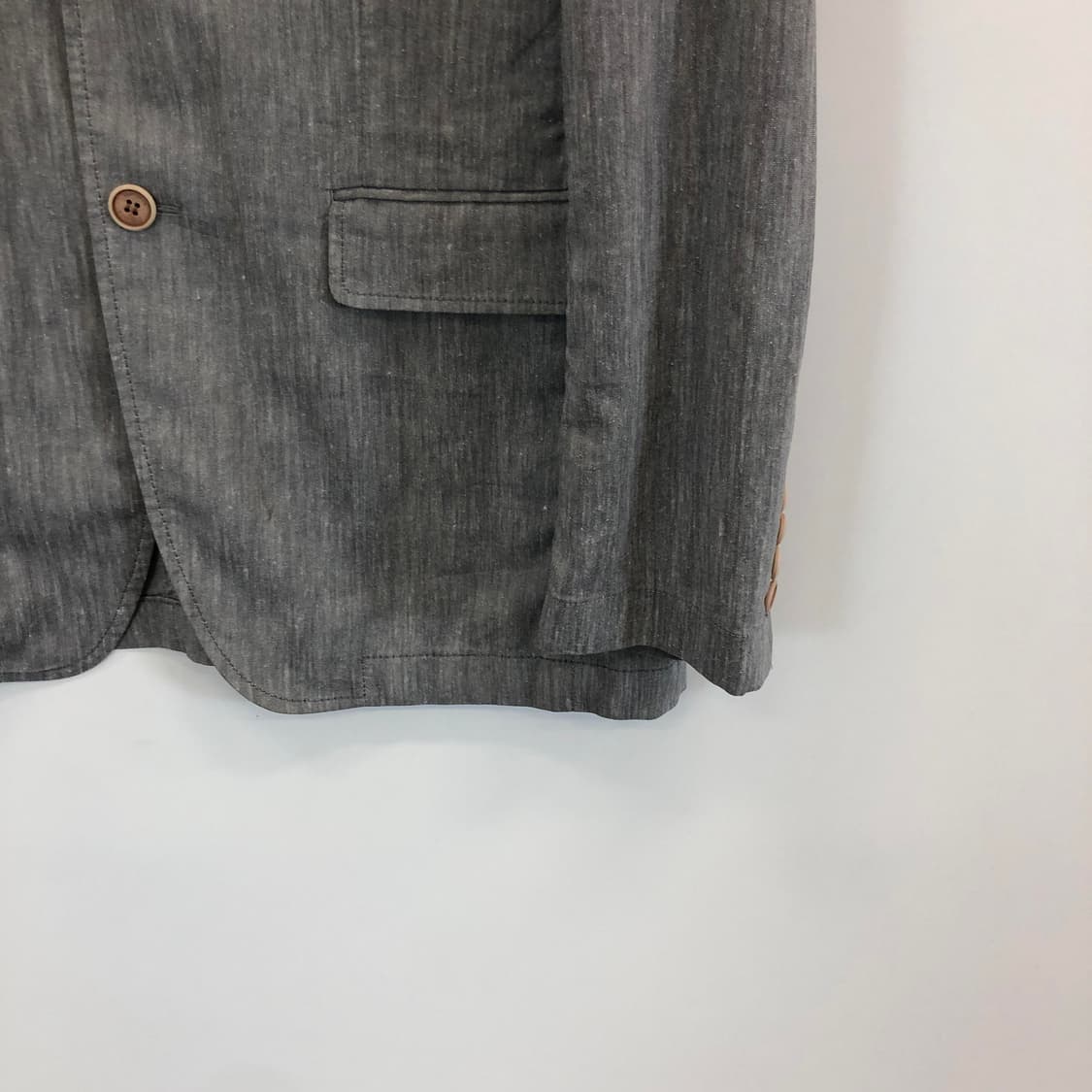 TNGT 린넨혼방 그레이 콤비자켓 100 상품이미지2