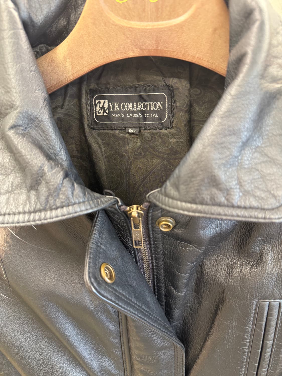 YK콜렉션 드럼다이드 사파리 가죽 자켓 상품이미지4