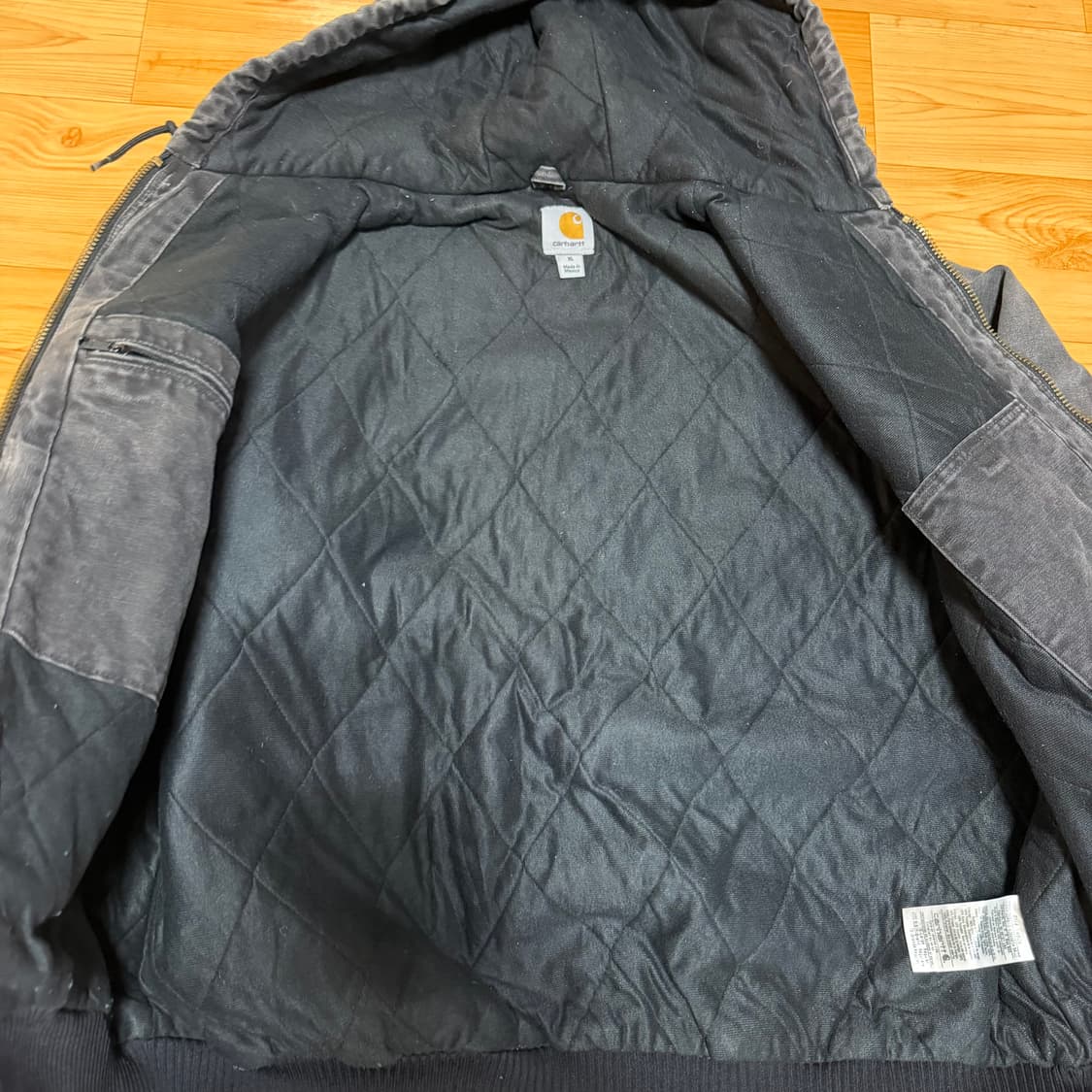 [XL] 칼하트 J130 BLK 액티브 자켓 블랙 엑스라지 사이즈 상품이미지4