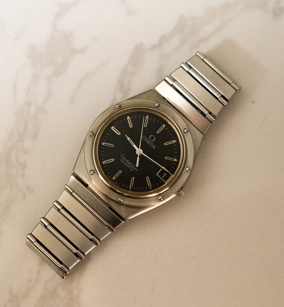 (희귀) 오메가 컨스틸레이션 로얄오크 마리너 빈티지 쿼츠 시계 상품이미지2