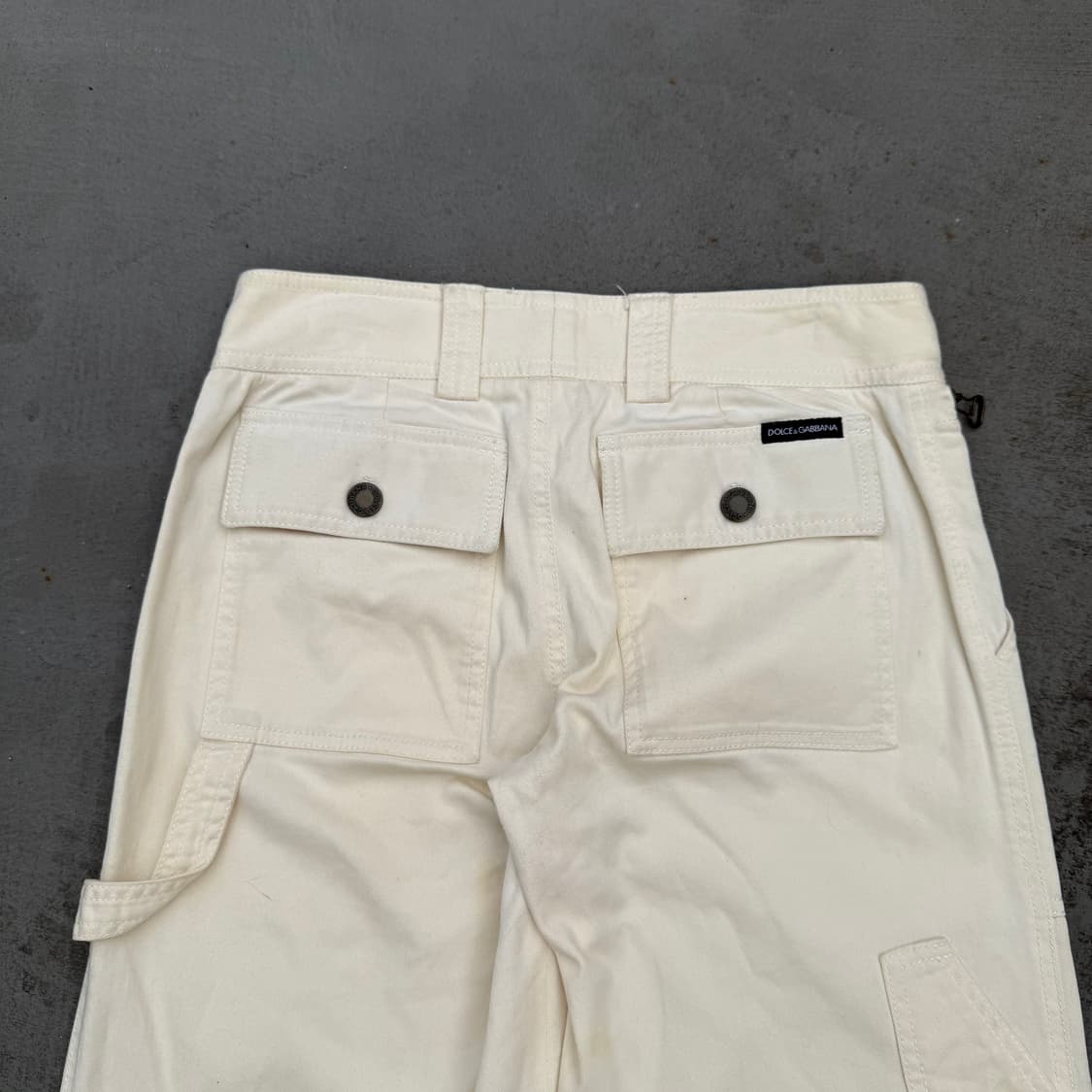 돌체앤가바나 화이트 카프리 팬츠 상품이미지5