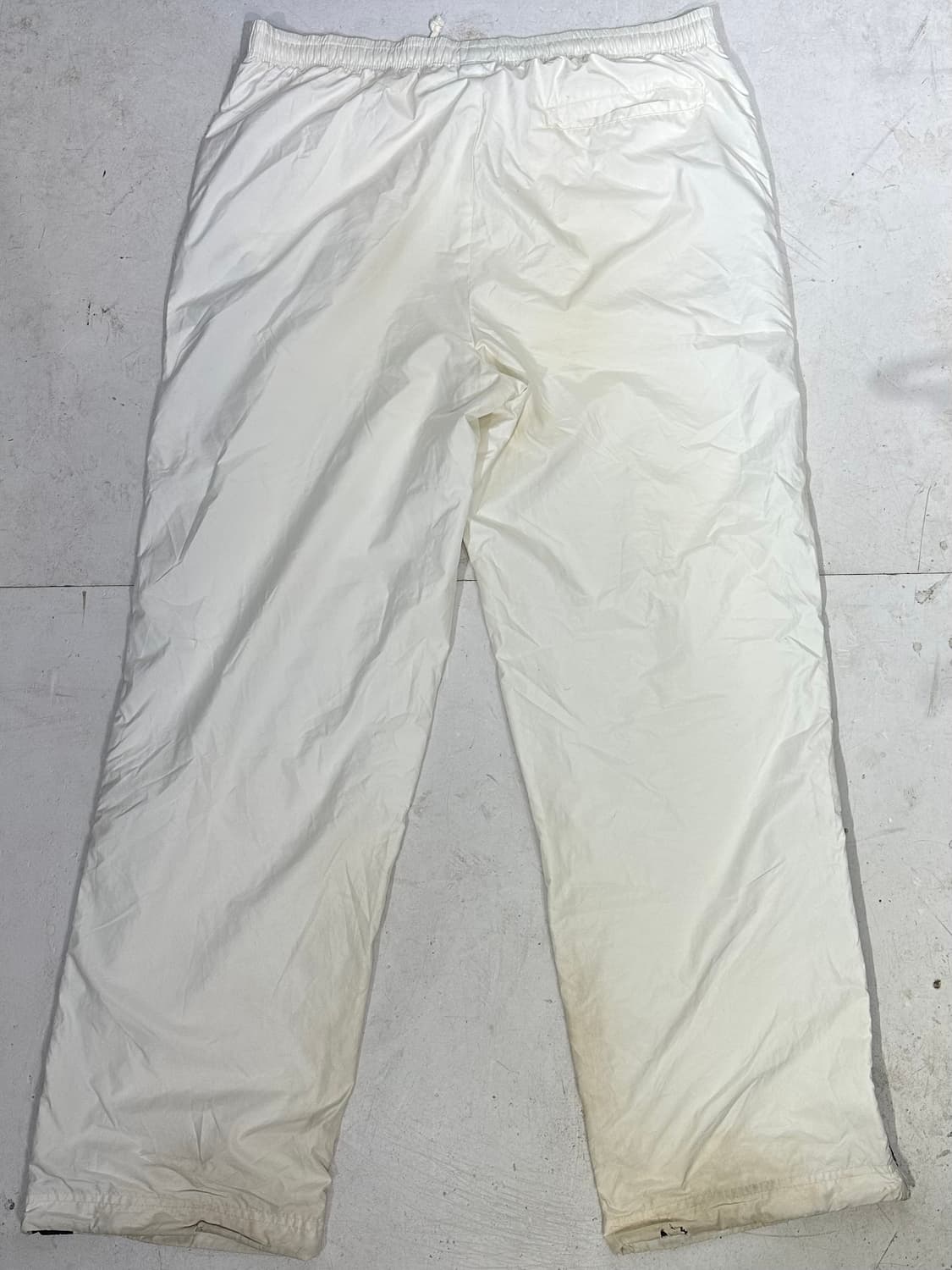 나이키 화이트 와이드 블랙 사이드 라인 트랙 팬츠 추리닝 바지 XL 상품이미지5