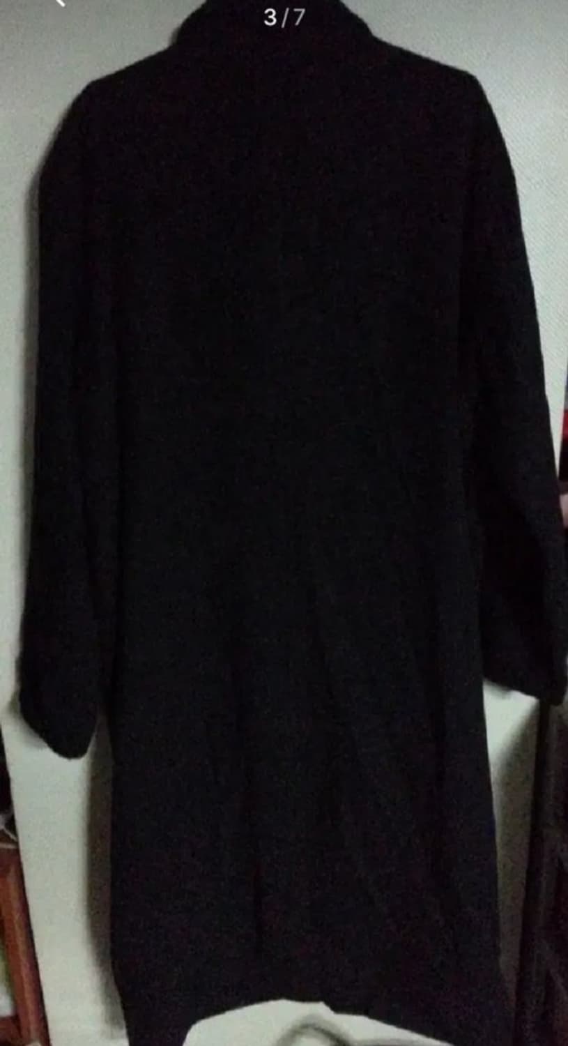 코모도 모직 롱코트 블랙 100 상품이미지2