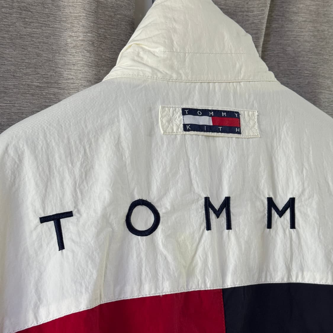 [L] 타미힐피거 KITH 트랙 자켓 화이트 상품이미지4