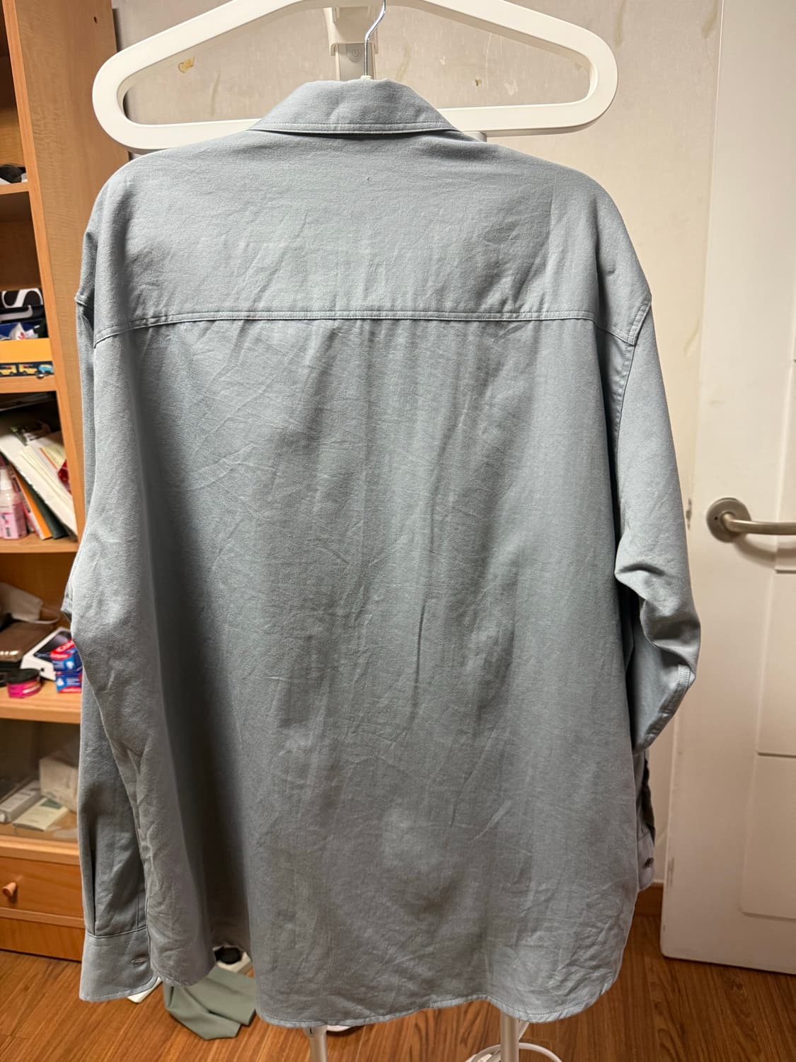 새상품 토니웩 오피서 워시드 셔츠 페일블루 XL 상품이미지2