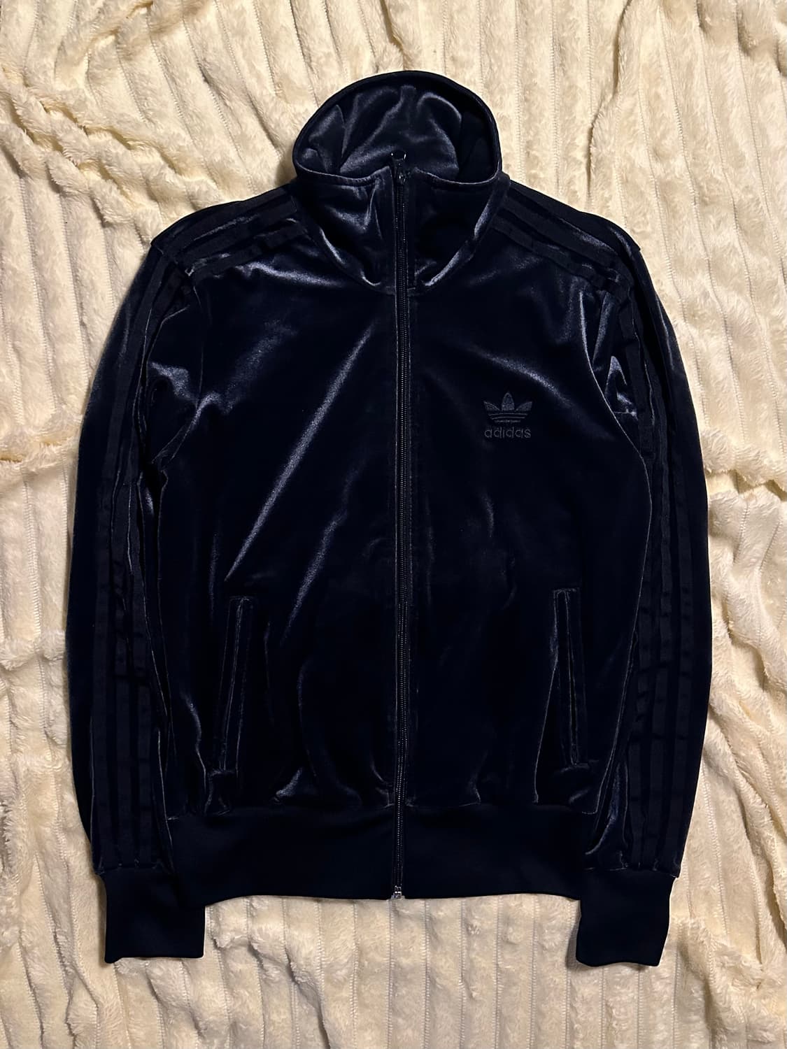 아디다스 져지 럭셔리벨루어 네이비 상품이미지3