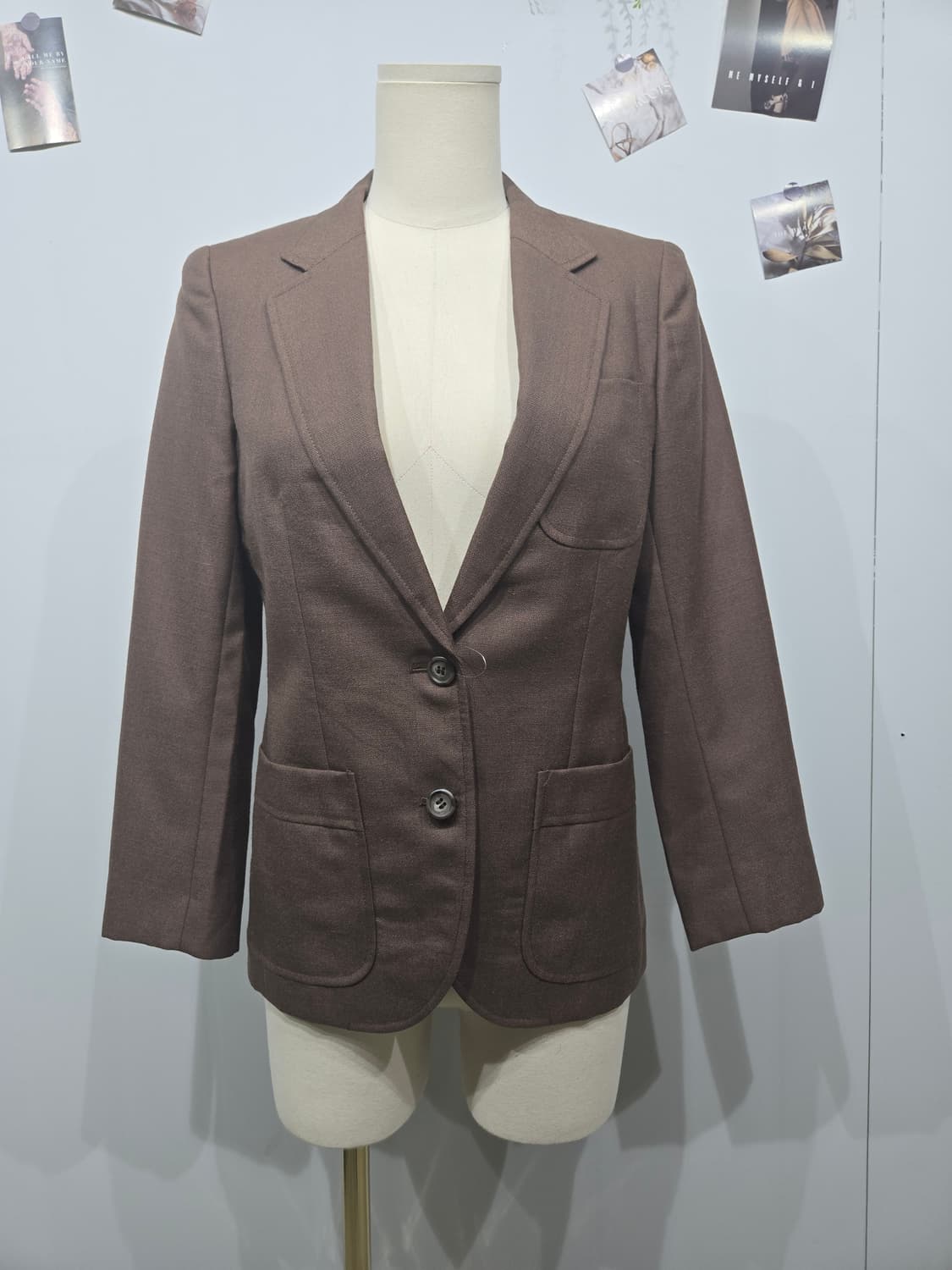 버버리 투버튼 블레이저 자켓 셋업 프로섬 상품이미지1