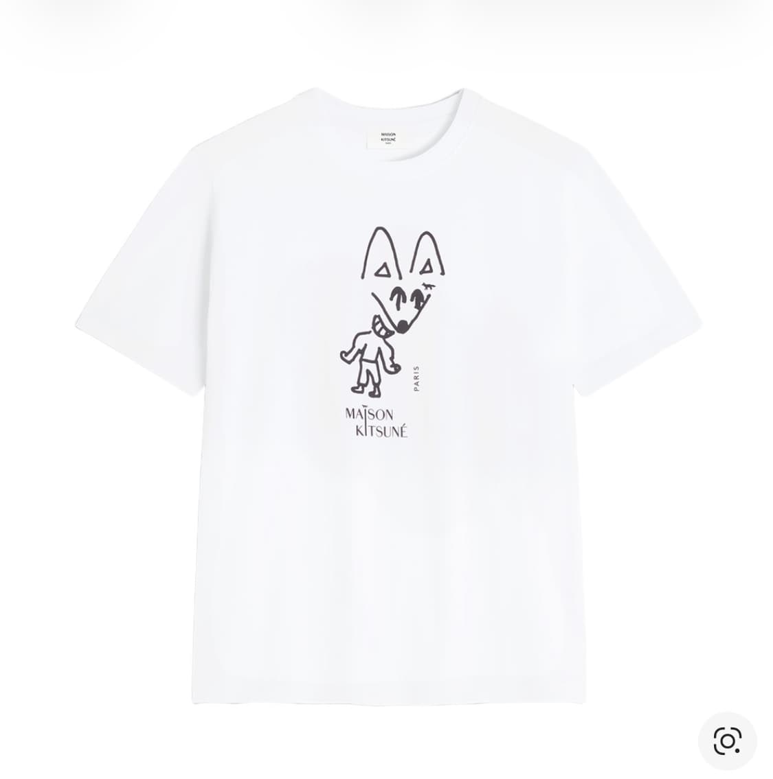 메종 키츠네 폭스 반팔티 m 새상품 큐알택 상품이미지1