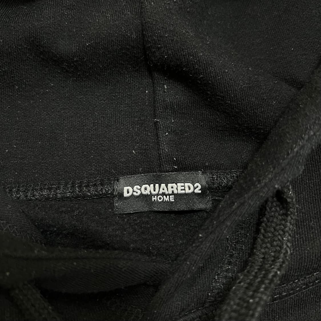 디스퀘어드2 남성 로고 프린팅 기모 후드티 [블랙] M/95 상품이미지6
