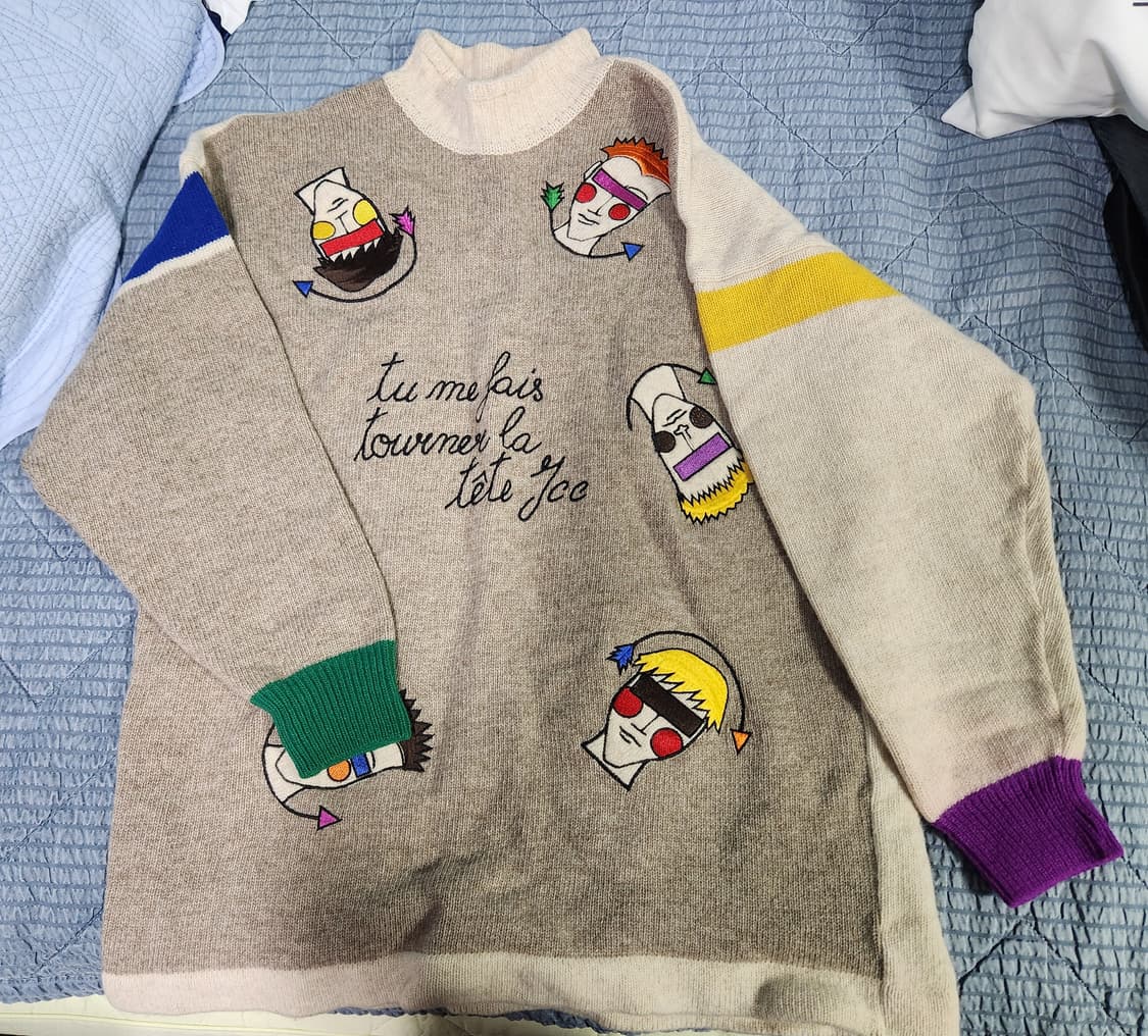 까스텔바작 castelbajac 빈티지니트 상품이미지2