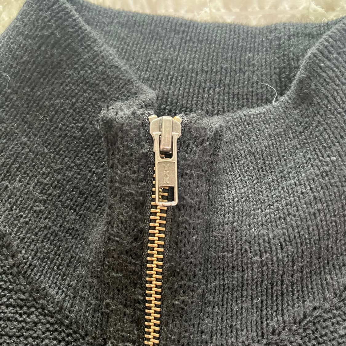 제임스펄스 블랙라벨 코튼 린넨 드라이버스 니트 집업 상품이미지4