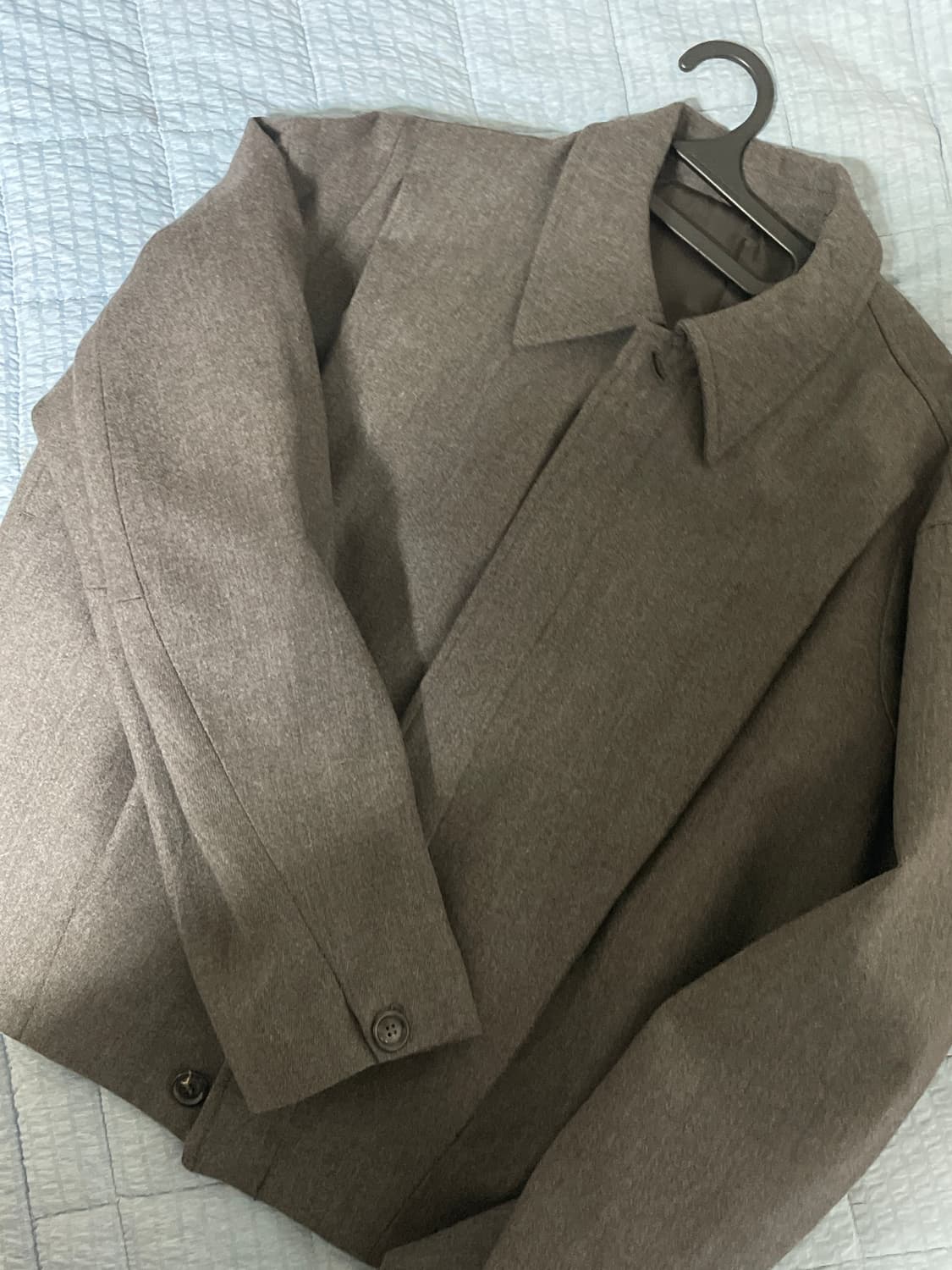 COOR 쿠어 타스마니아 플리츠 울 자켓 판매합니다 상품이미지2