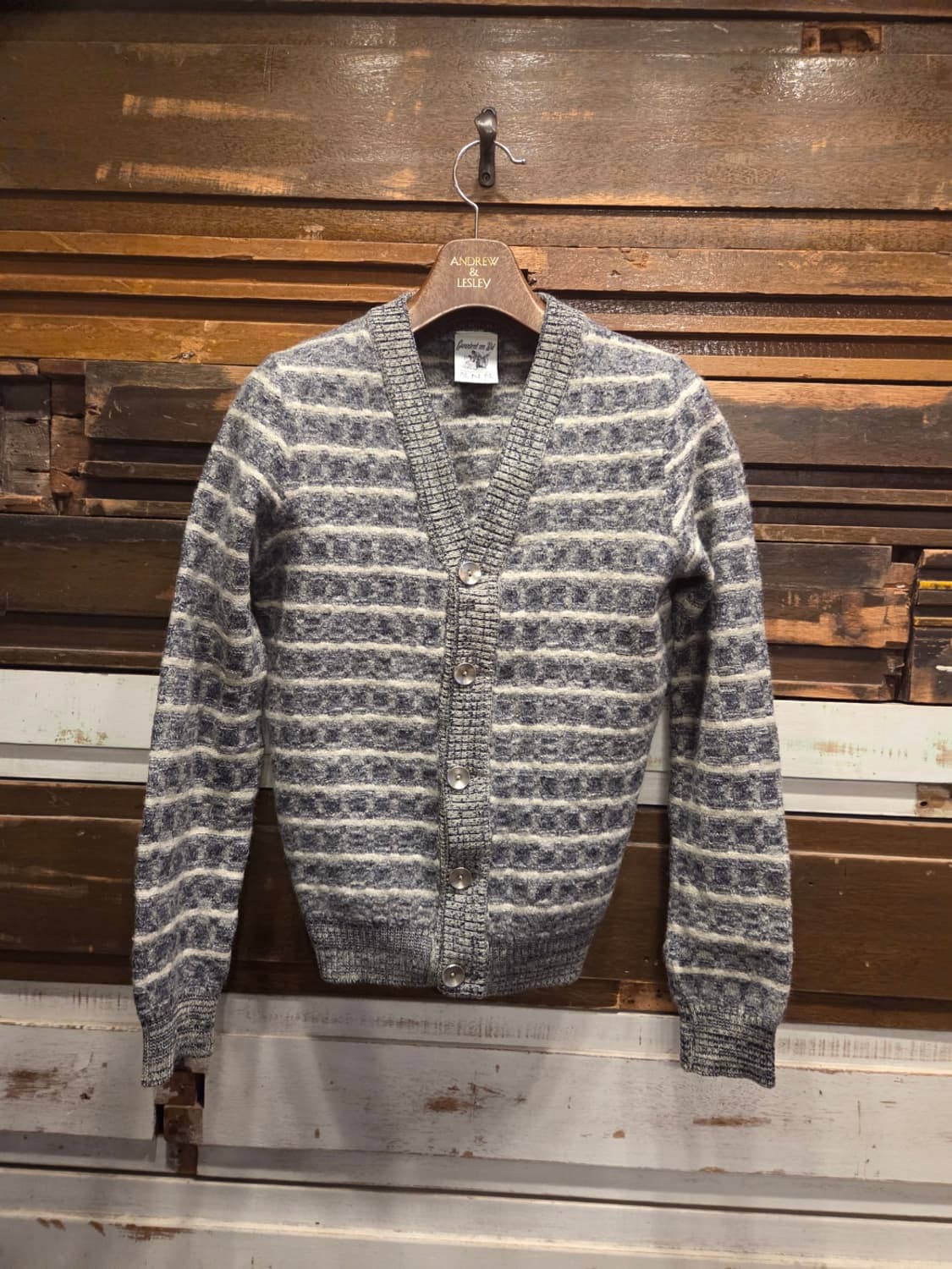 Garanteret ren uld S.N.S 노르딕 가디건 상품이미지6