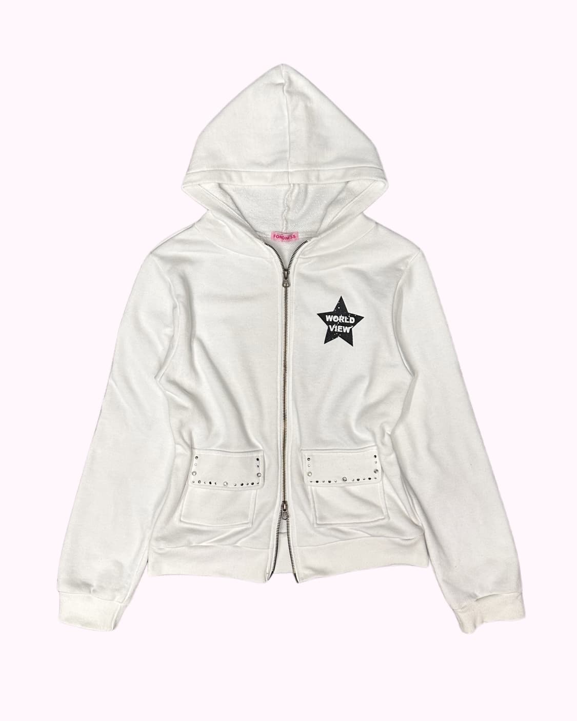 cubic pocket printing hood zip-up 상품이미지2