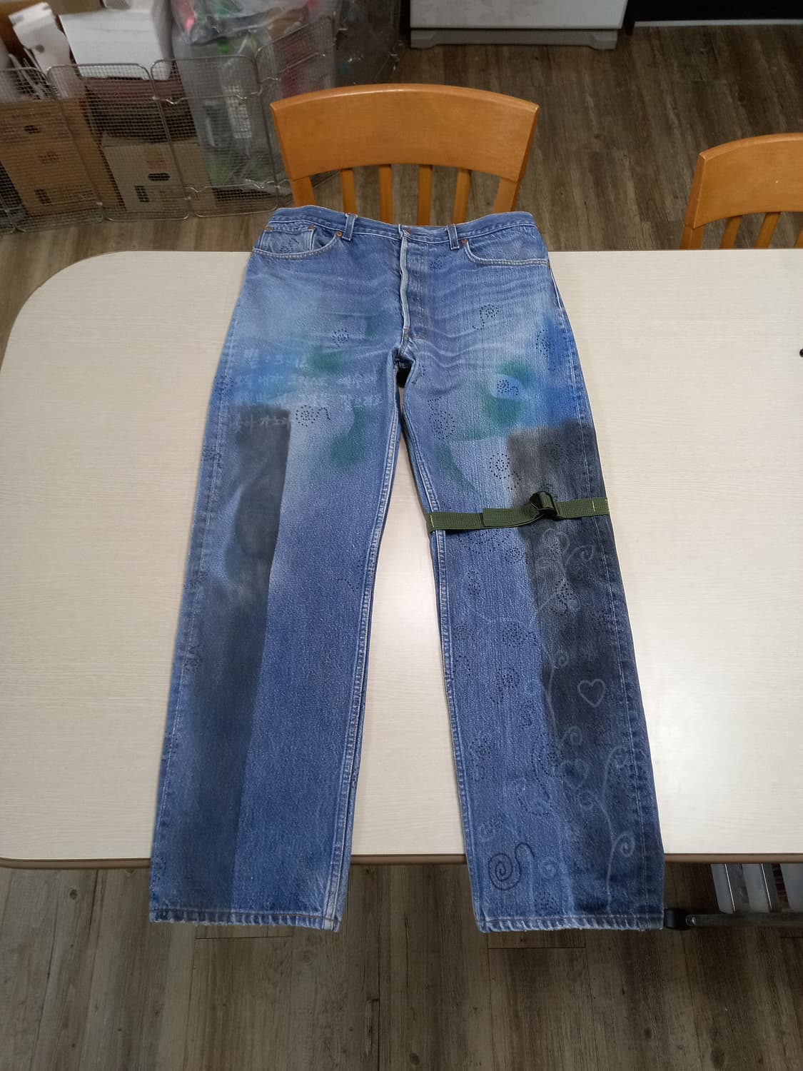 35 90's 리바이스501 USA RedPont 일자진 35-228 상품이미지1