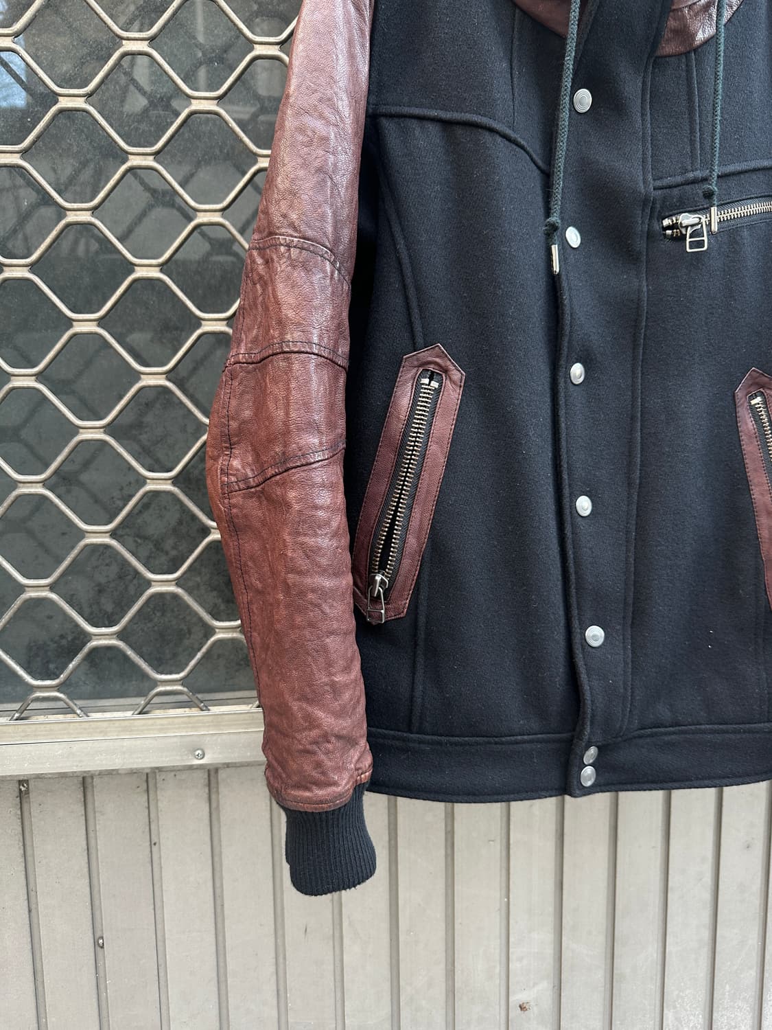 TORNADO MART goat leather 2 way bomber 상품이미지2