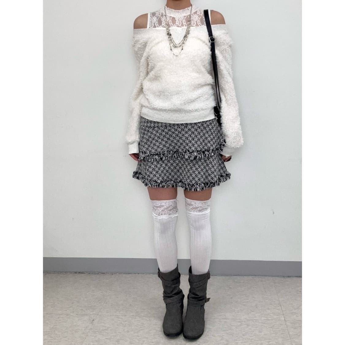 빈티지 실버 레이어드 목걸이 상품이미지4