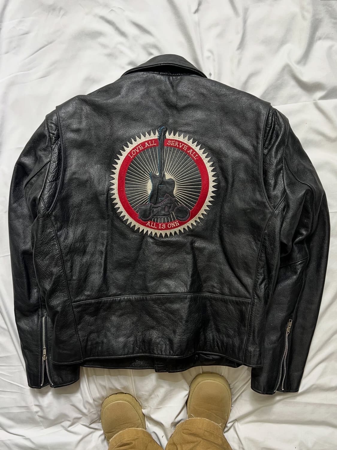 하드락카페 가죽 라이더 자켓 상품이미지2