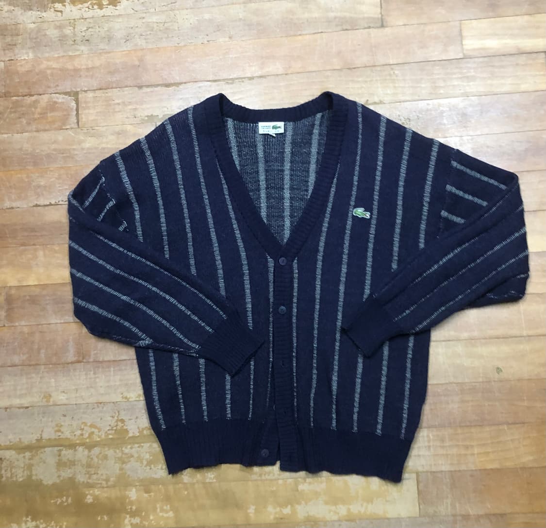 90s 라코스테 스트라이프 가디건 상품이미지1