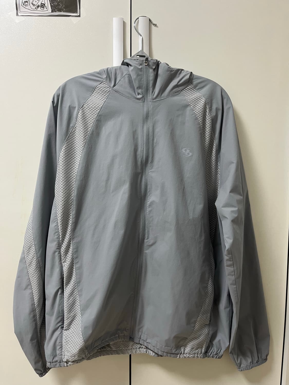 산산기어 메쉬 자켓 스카이블루 25ss 상품이미지2