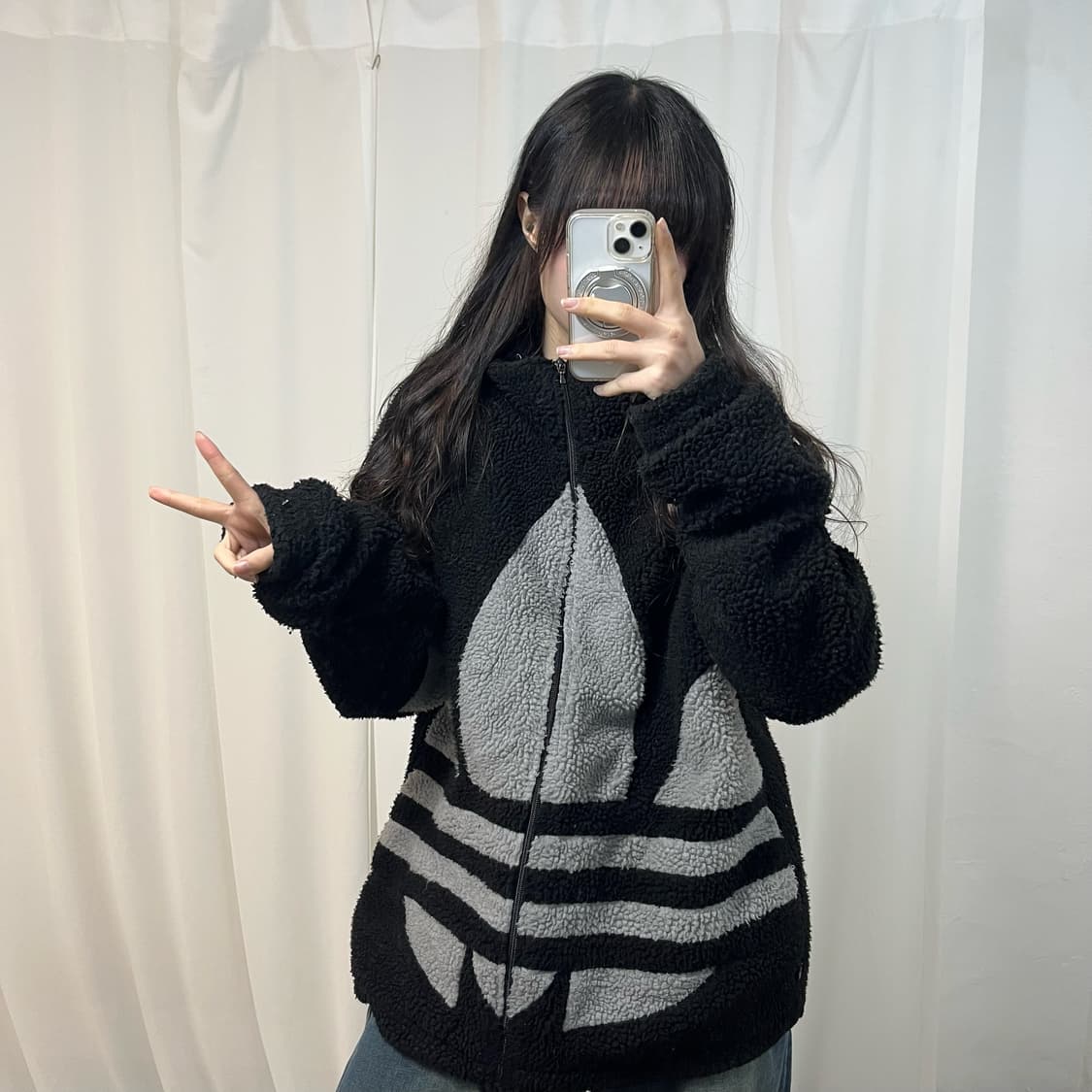 Adidas Trefoil Fleece Jacket 상품이미지2