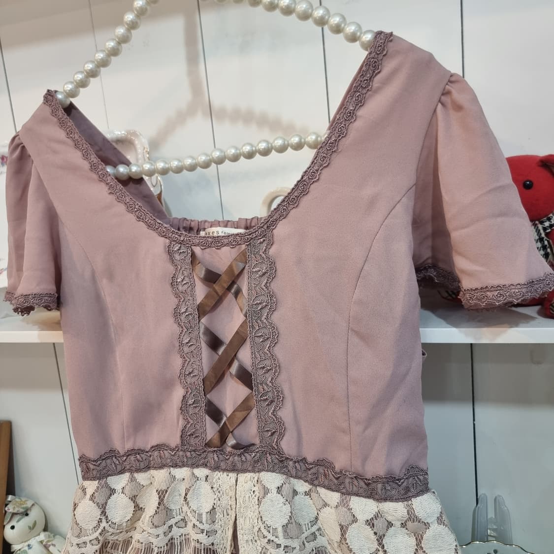 axes femme 레이스 원피스 상품이미지2