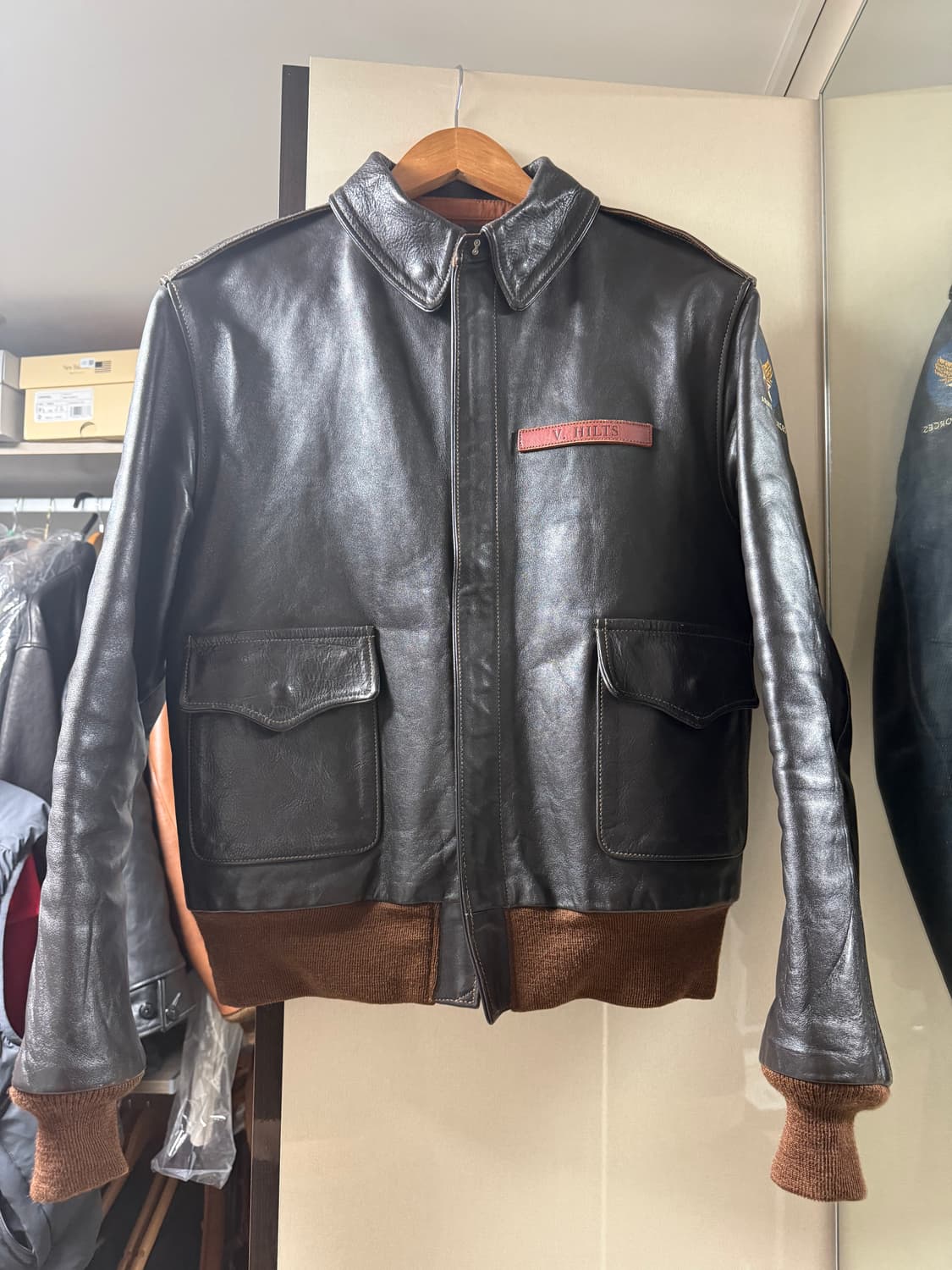 [40사이즈] 토이즈맥코이 a-2 가죽자켓 상품이미지1