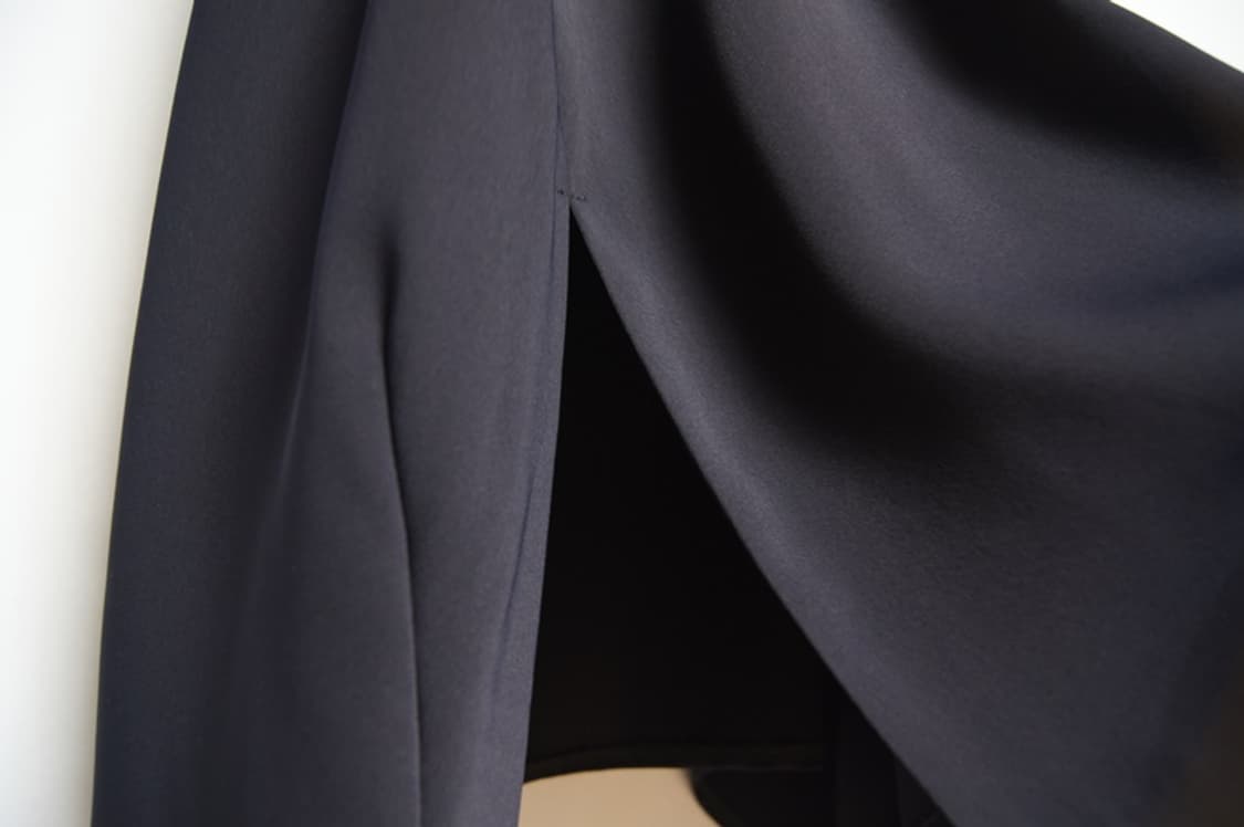 ENFÖLD 딥네이비 레이어드 블라우스 상품이미지5