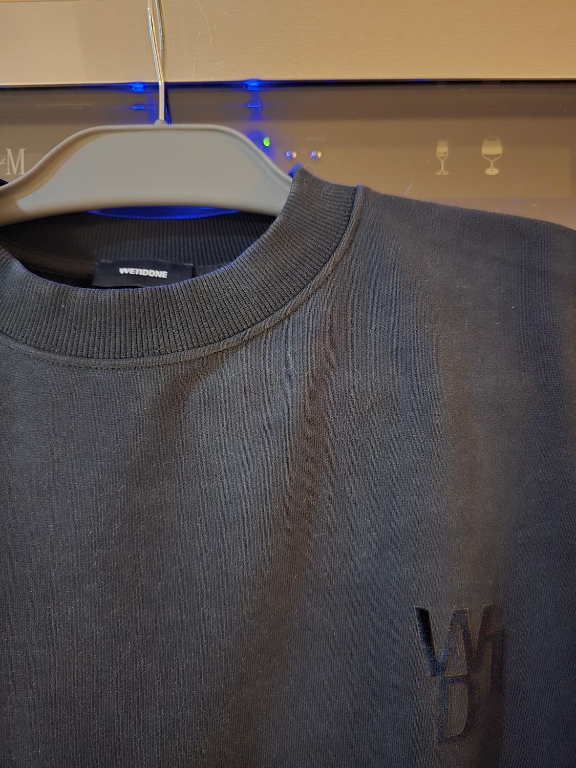 웰던 w11done 맨투맨 L사이즈입니다. 상품이미지3