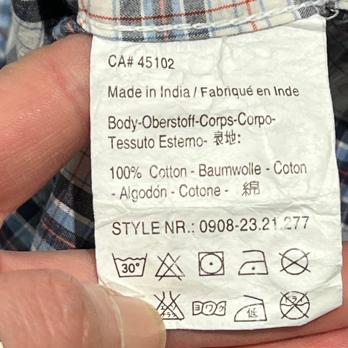 스카치앤소다 체크하프셔츠 s10589 상품이미지8