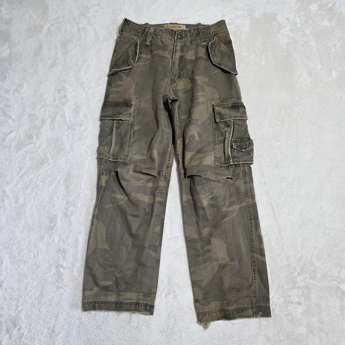 (30)HCO 빈티지 밀리더리 카모 카고 팬츠  상품이미지1