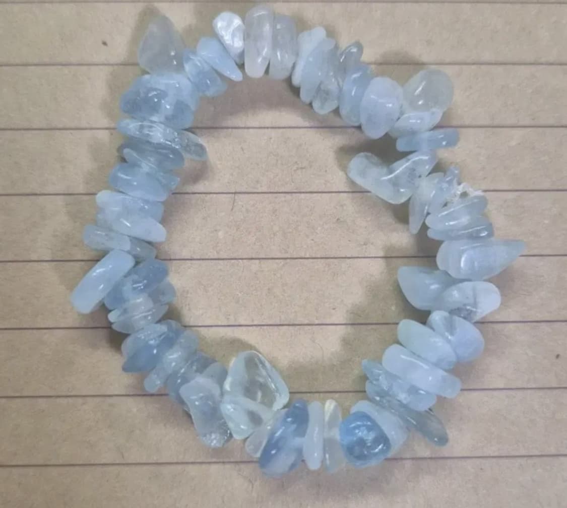 핸드메이드) 아쿠아마린 원석팔찌  상품이미지4